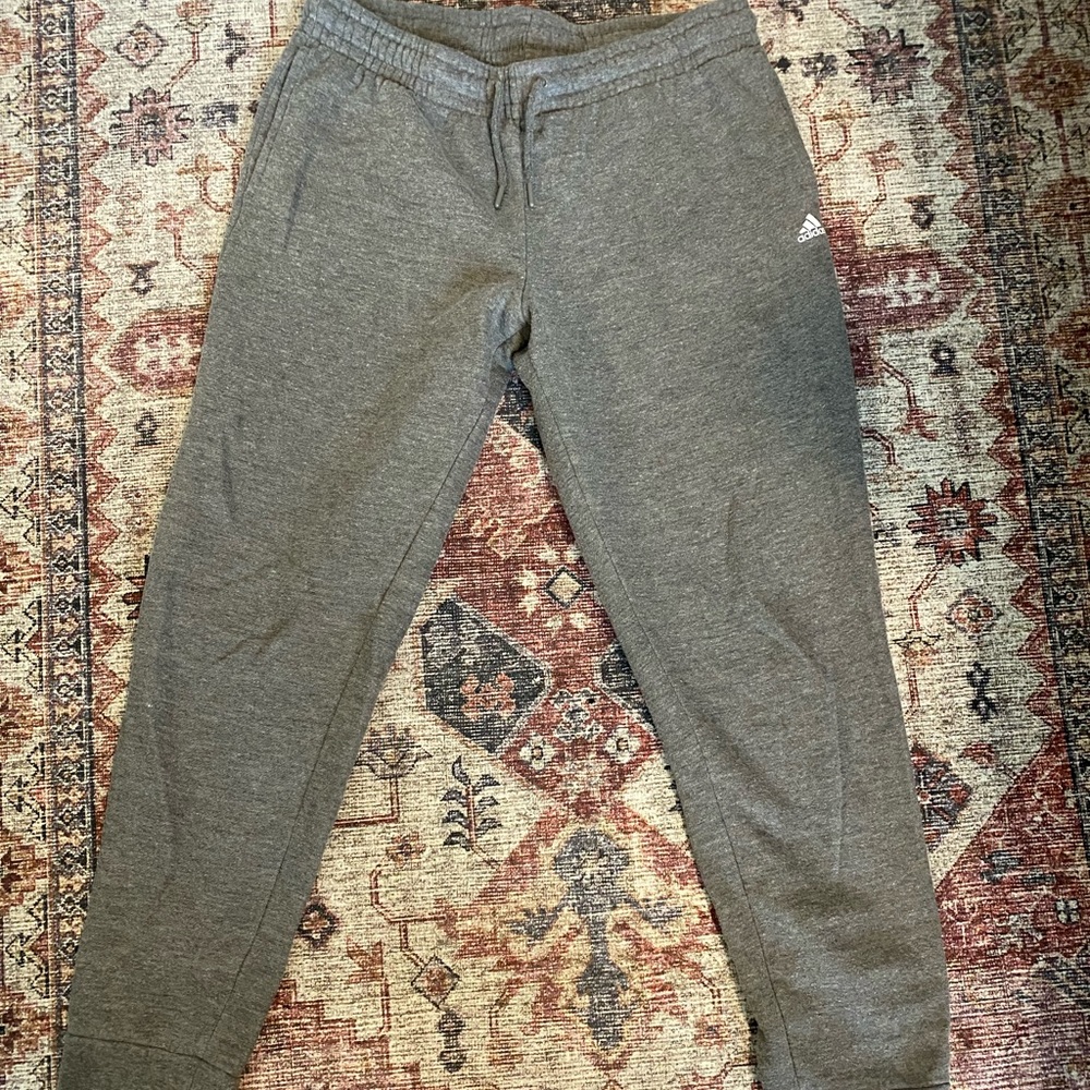 Size small Grey Adidas joggers